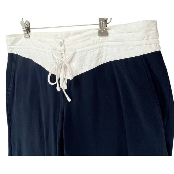 Brooks Brothers Pants Womens XL Blue Drawstring Waist Casual Relaxed Comfort - Picture 2 of 13